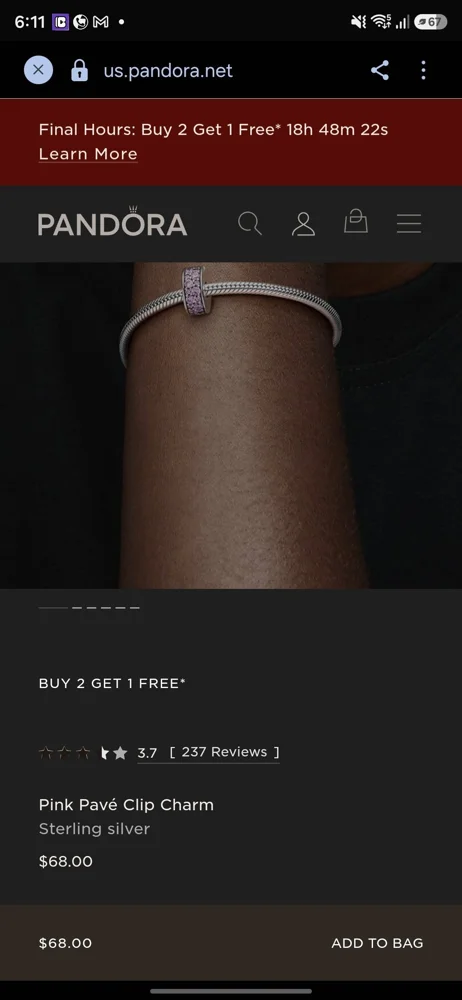Pandora Bracelets, Excellent, photo 2