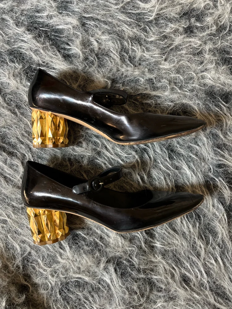 Salvatore Ferragamo Block Heels, size 39, photo 5