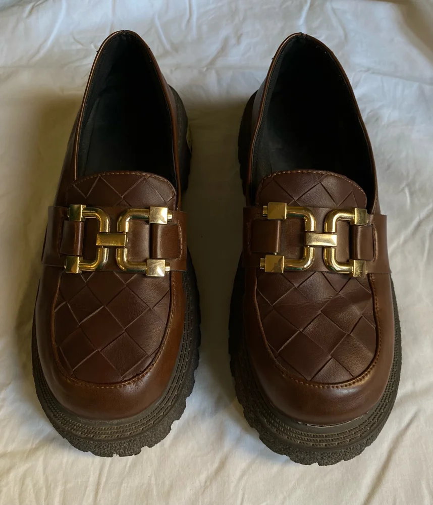 local brands Loafers, size 38.5, photo 3