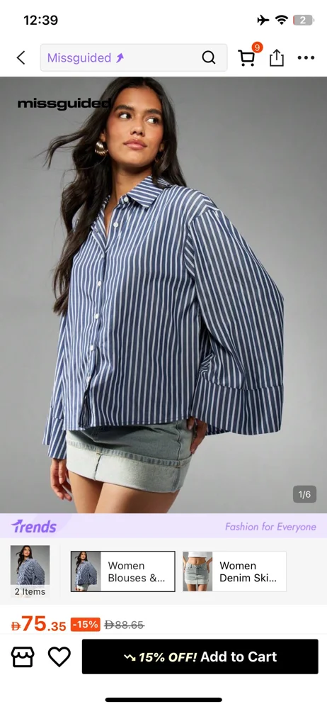 Missguided Shirts