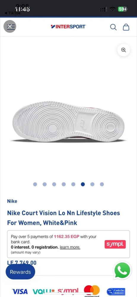 Nike Sneakers, New with tags, size 40, photo 5