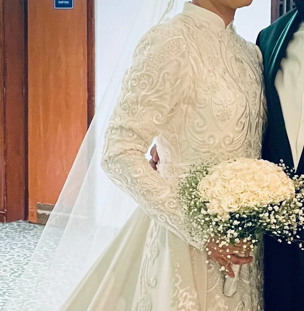 AJMAL Wedding Dresses, size M / 38 / 10, photo 3