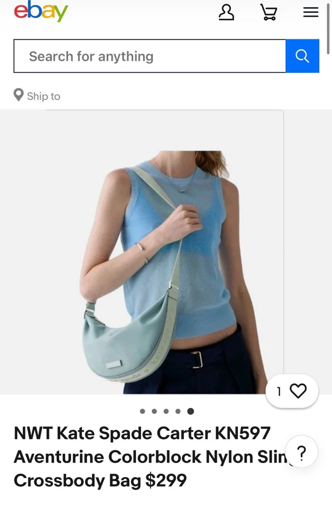 Kate Spade Cross-Body Bag, size Other, photo 5