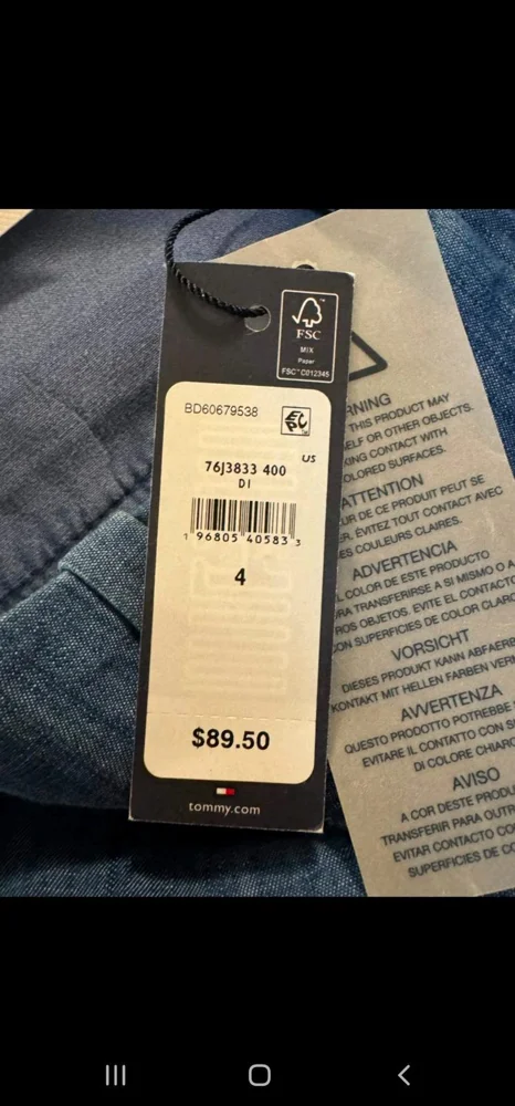 Tommy Hilfiger Jeans, New with tags, photo 3
