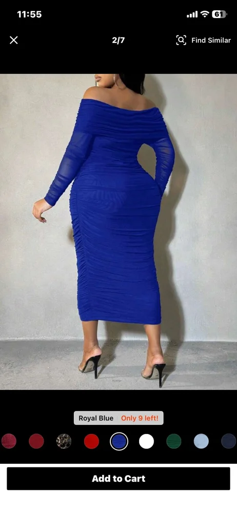 Shein Midi Dresses, Very good, size XL / 42 / 14, photo 2