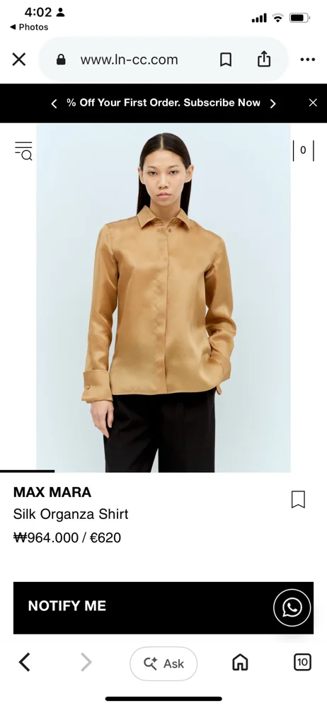 Max Mara Shirts