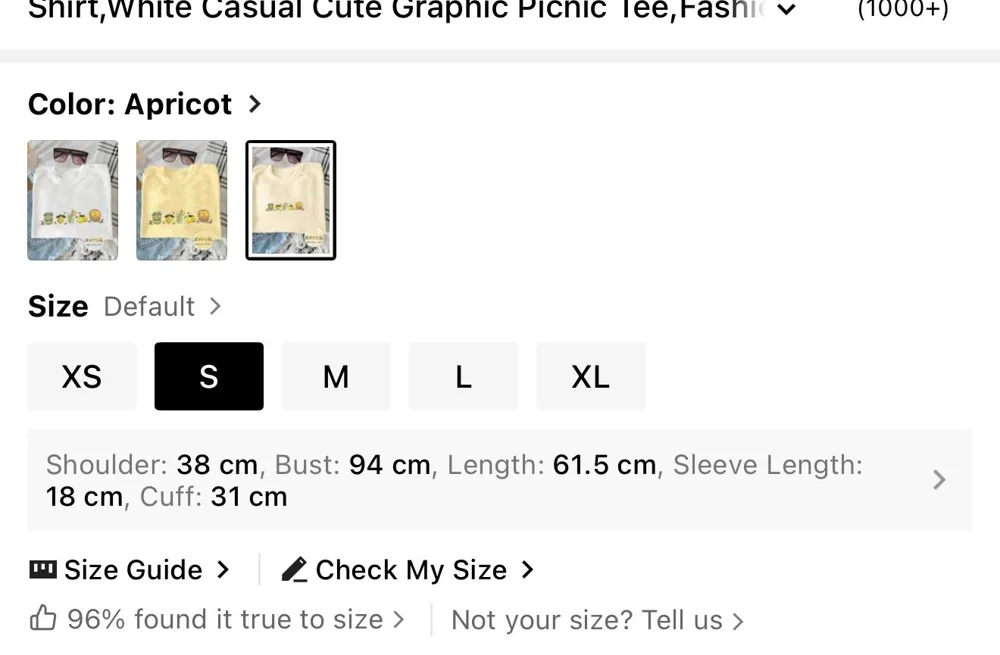 Shein T-shirts, size S / 36 / 8, photo 3