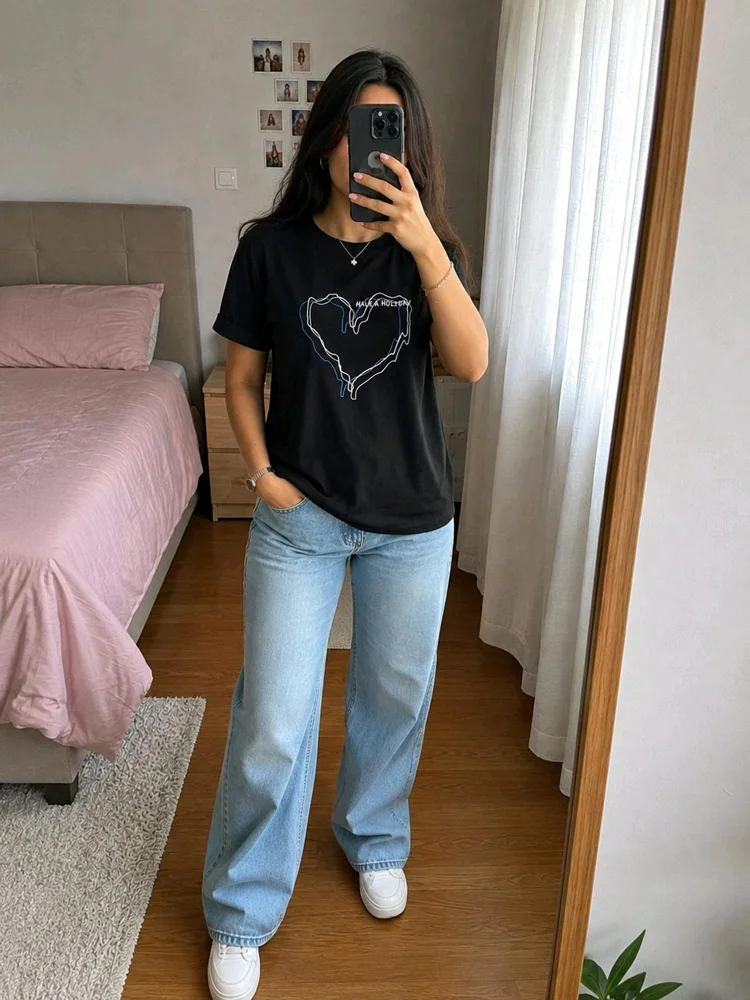 Shein تيشيرتات