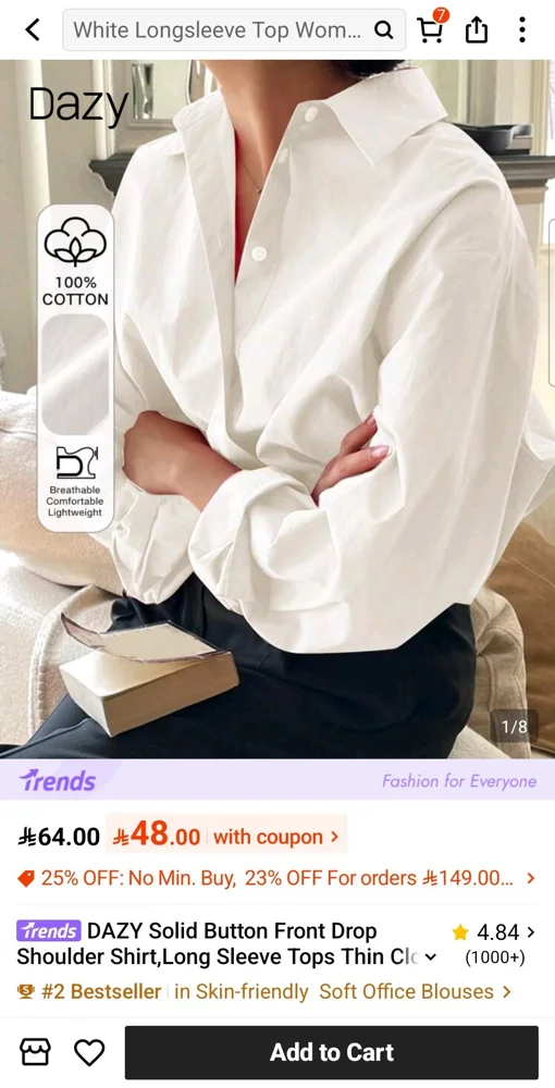 Shein Blouses, New with tags, size M / 38 / 10, photo 3