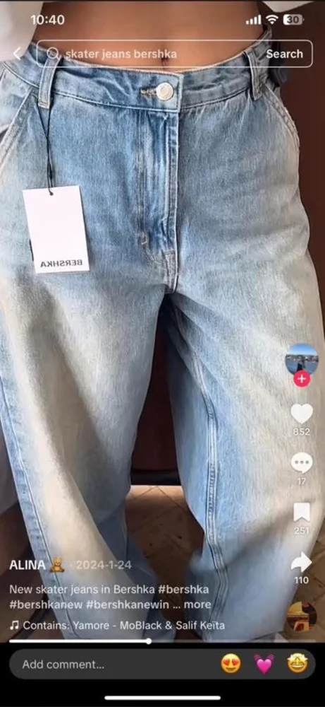 Bershka Jeans, size L / 40 / 12, photo 2