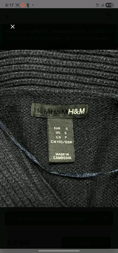 H&M Bodycon Dresses, size S / 36 / 8, photo 4