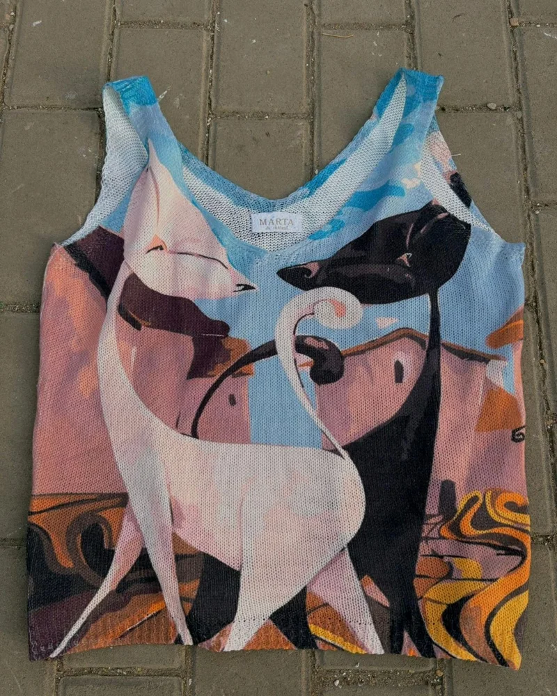 CHAOS by Marta Boliglova Tank Tops, Very good, size M / 38 / 10, photo 2