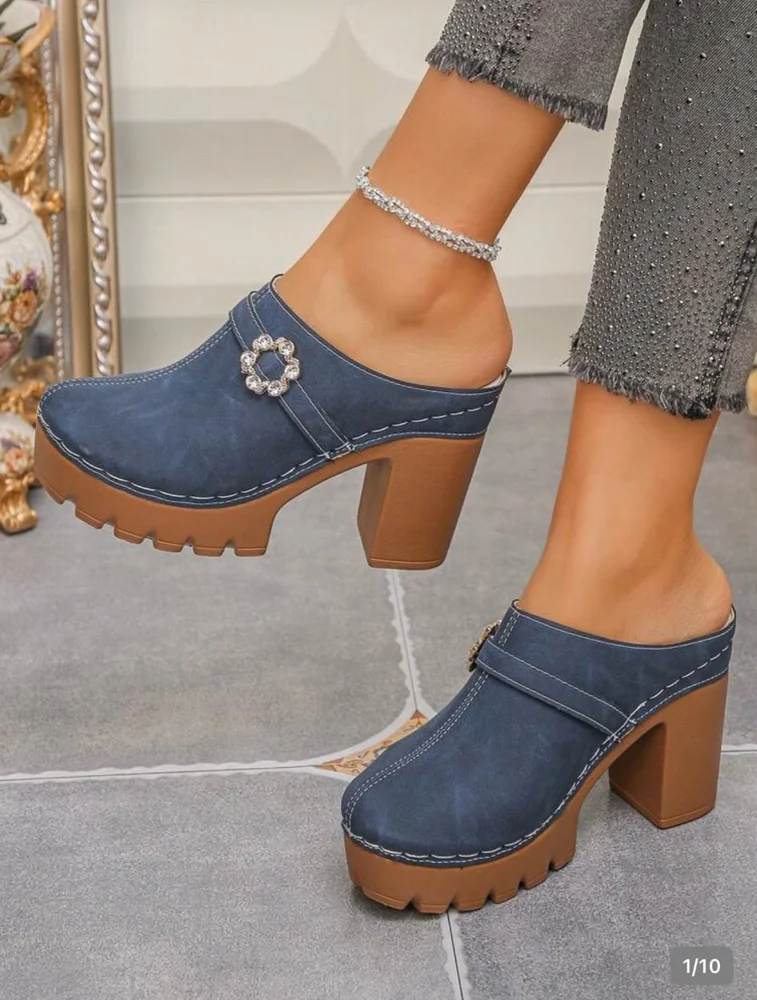 Shein Block Heels, size 40, photo 5