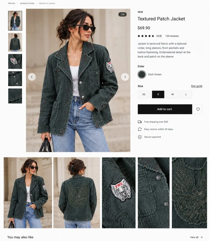 Jackets, size S / 36 / 8