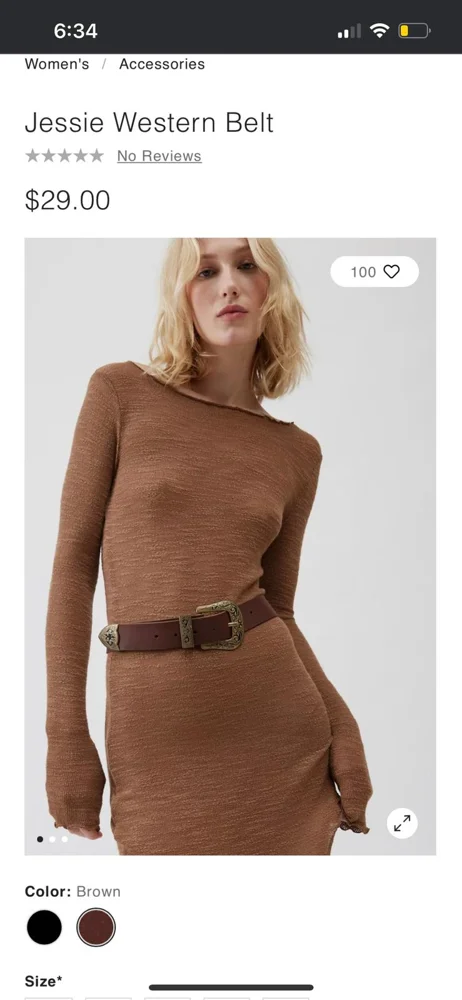 Urban Outfitters Belts