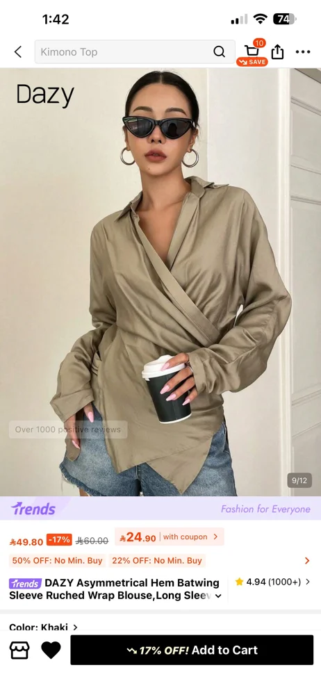 Shein Blouses, size S / 36 / 8, photo 3