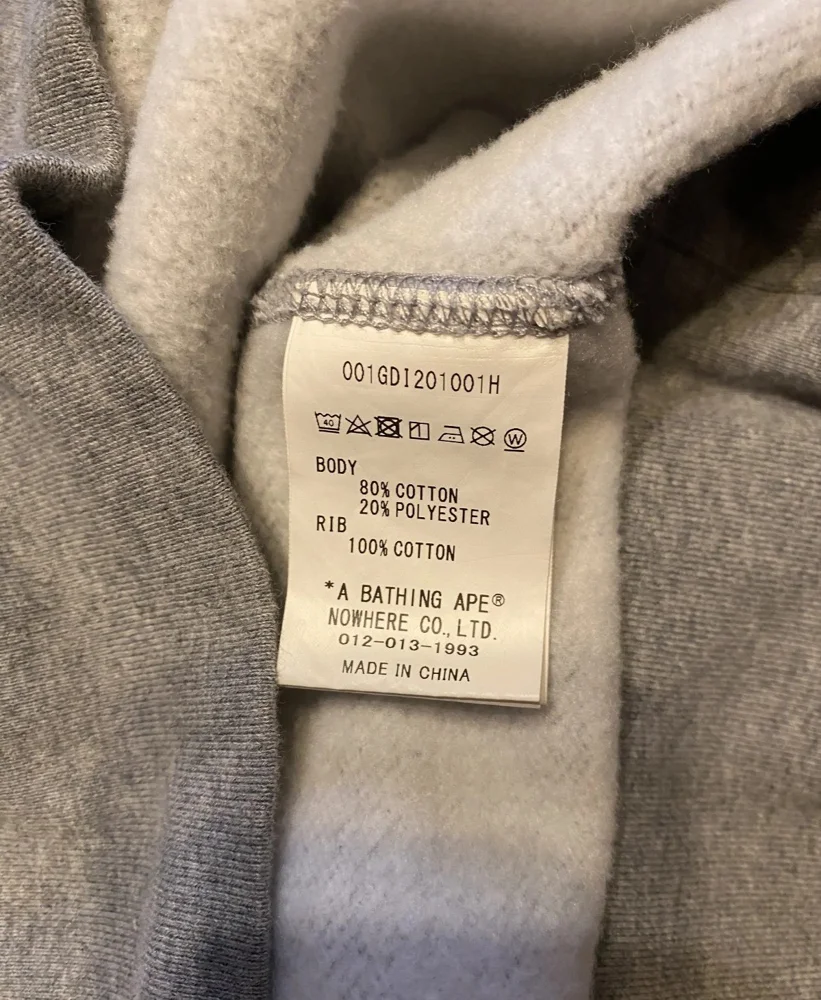 A Bathing Ape (BAPE) Hoodies, Excellent, size XL, photo 5