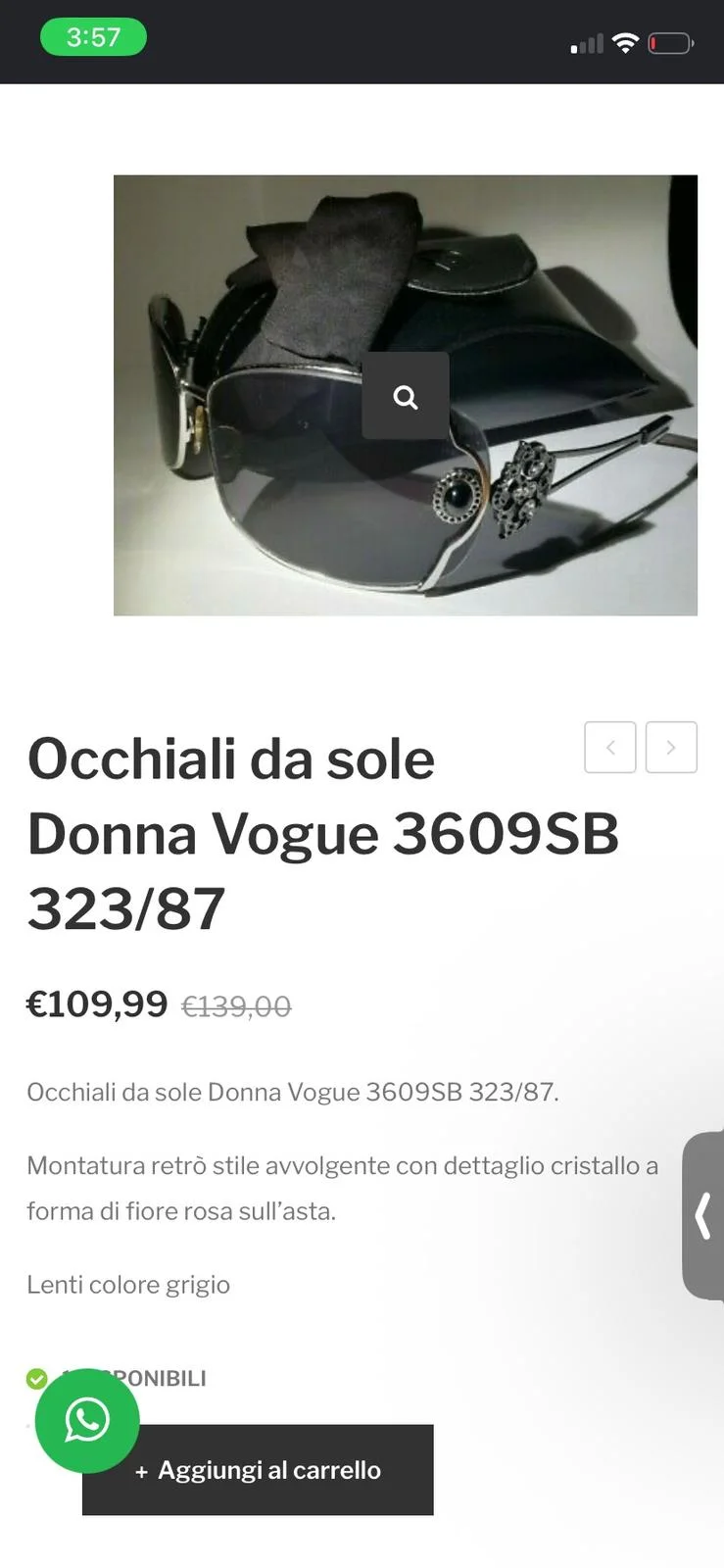 Vogue Sunglasses, size Other, photo 1