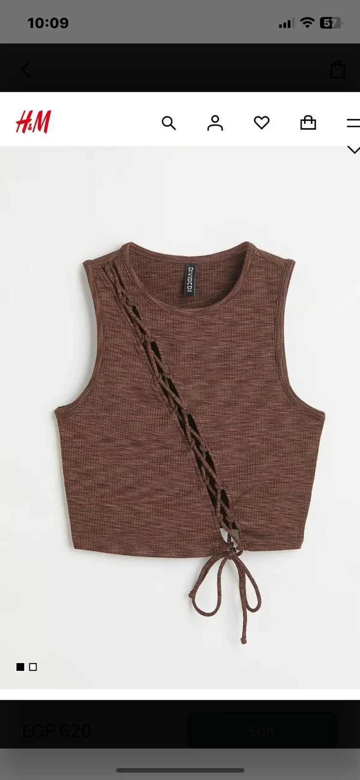 H&M Crop Tops, size M / 38 / 10, photo 1