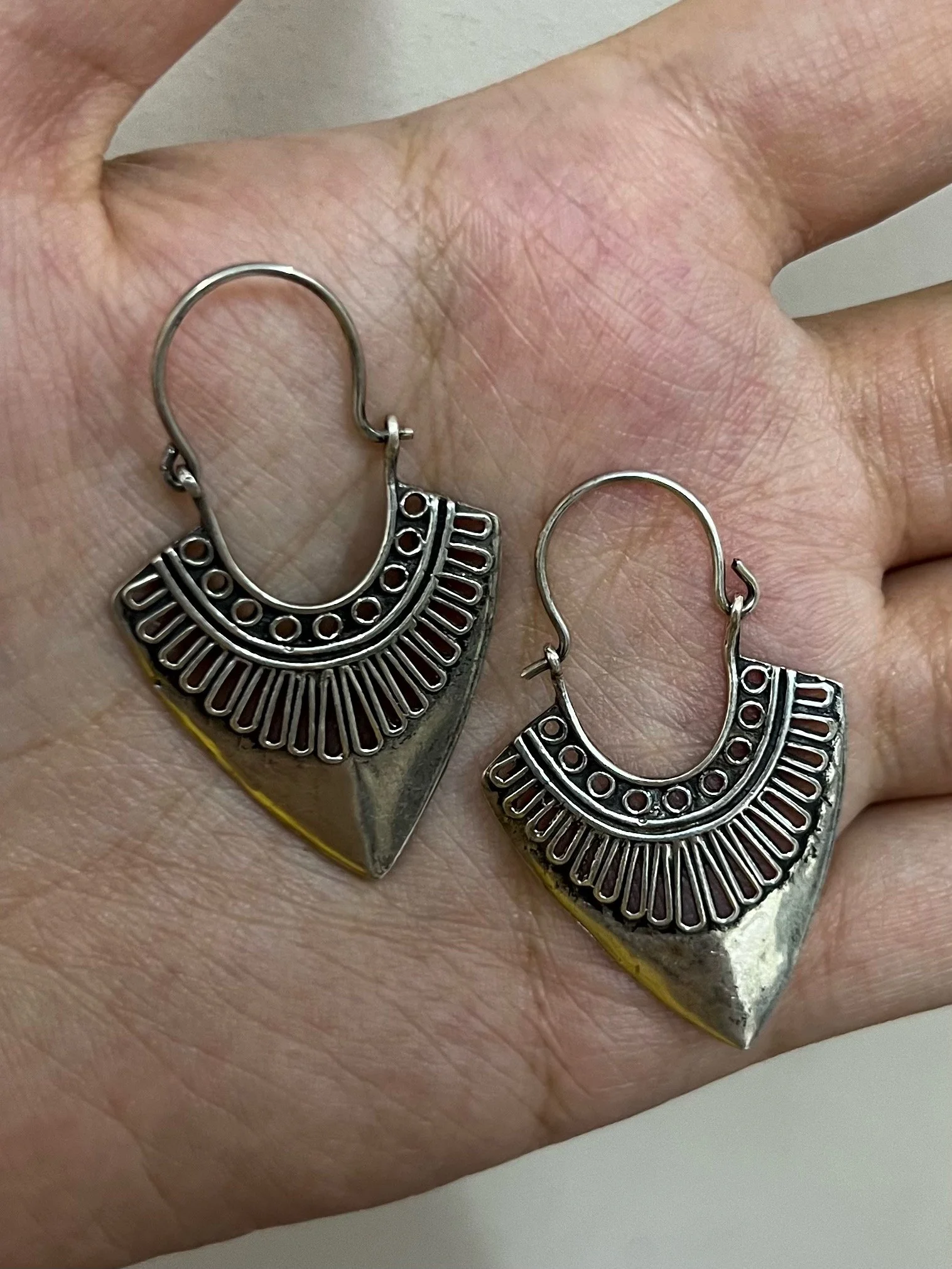 Silver Earrings, size Other, photo 1