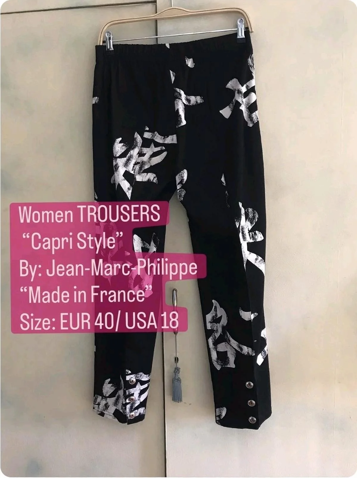 Jean-Marc-Philippe Pants, size L / 40 / 12, photo 1