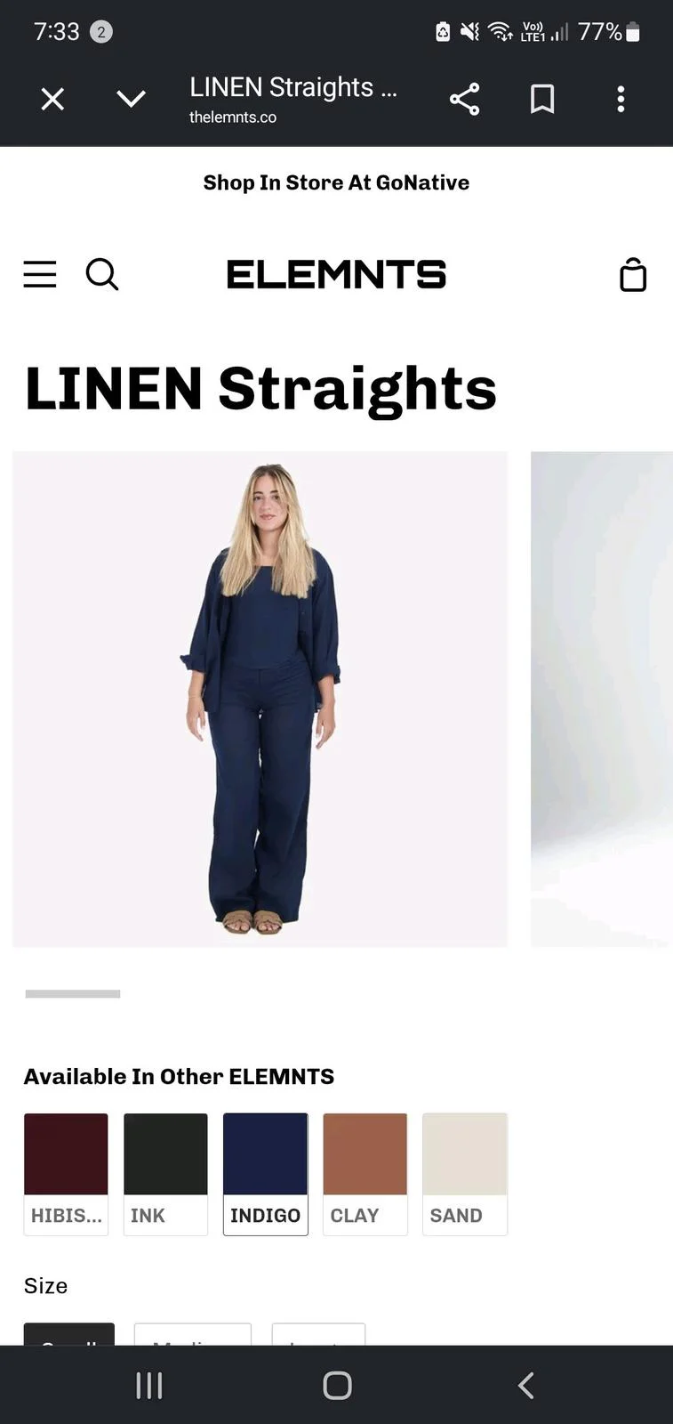 ELEMENTS Pants, size S / 36 / 8, photo 1