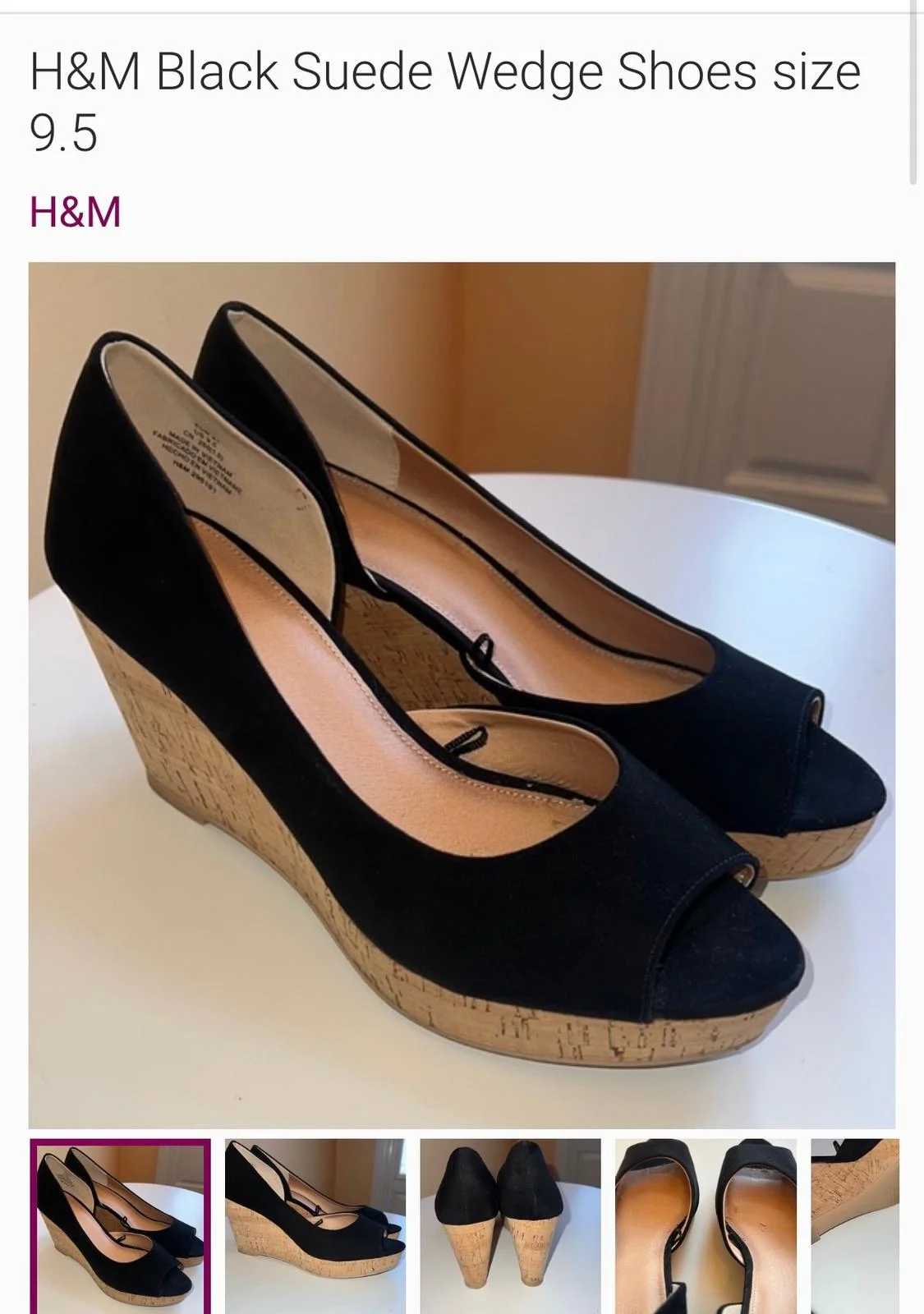 H&M Heels, size 37, photo 1