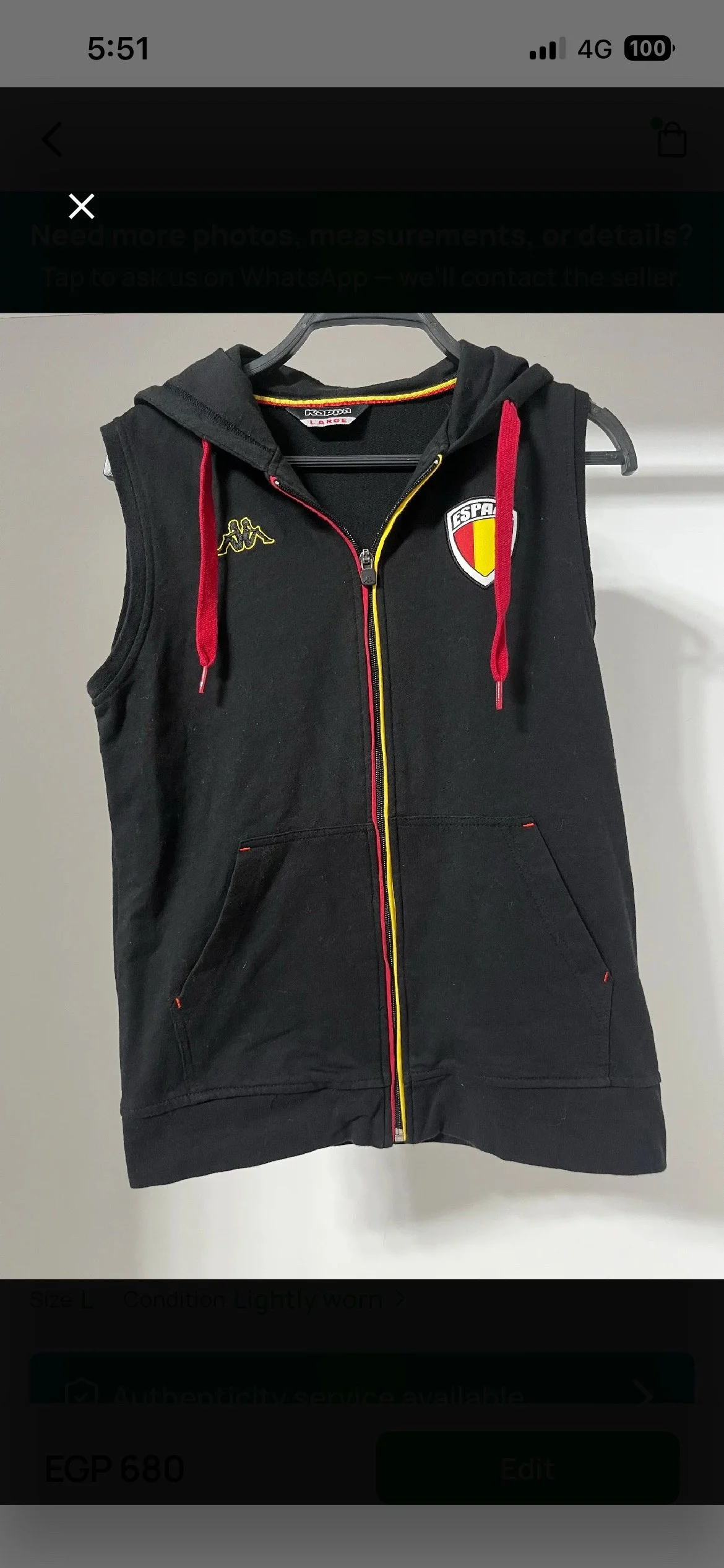 Kappa Hoodies, size L / 40 / 12, photo 1