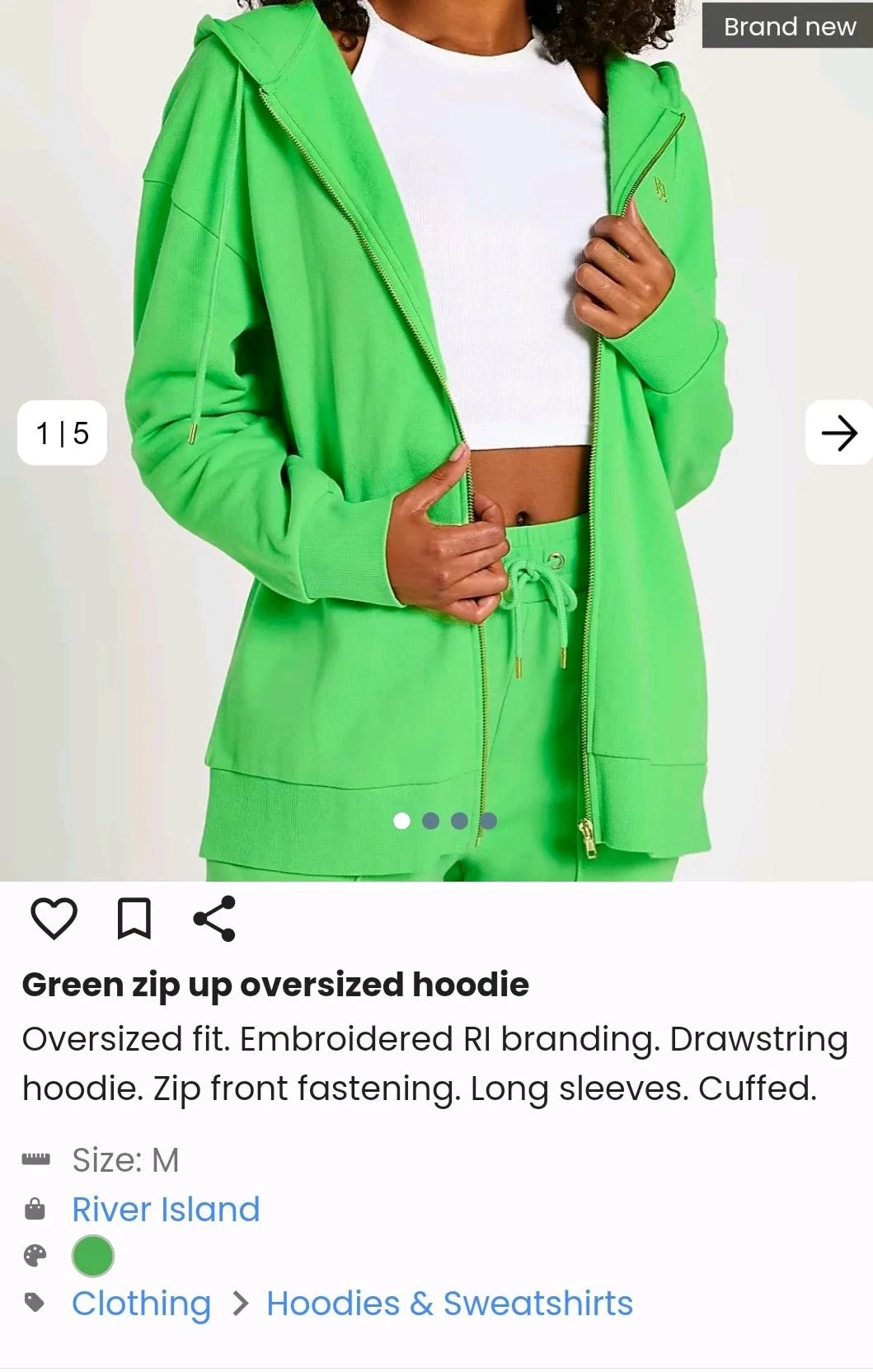River Island Hoodies, size M / 38 / 10, photo 1
