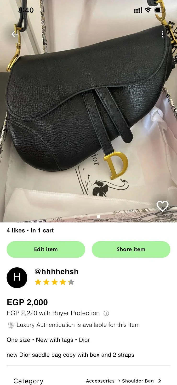 Shoulder Bag, size Other, photo 1