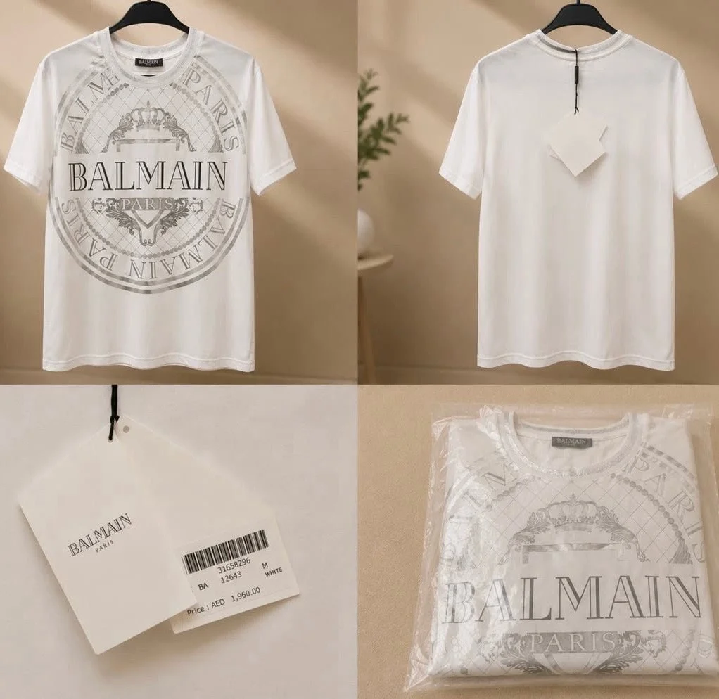 Balmain Short Sleeve Shirts, size M, photo 1