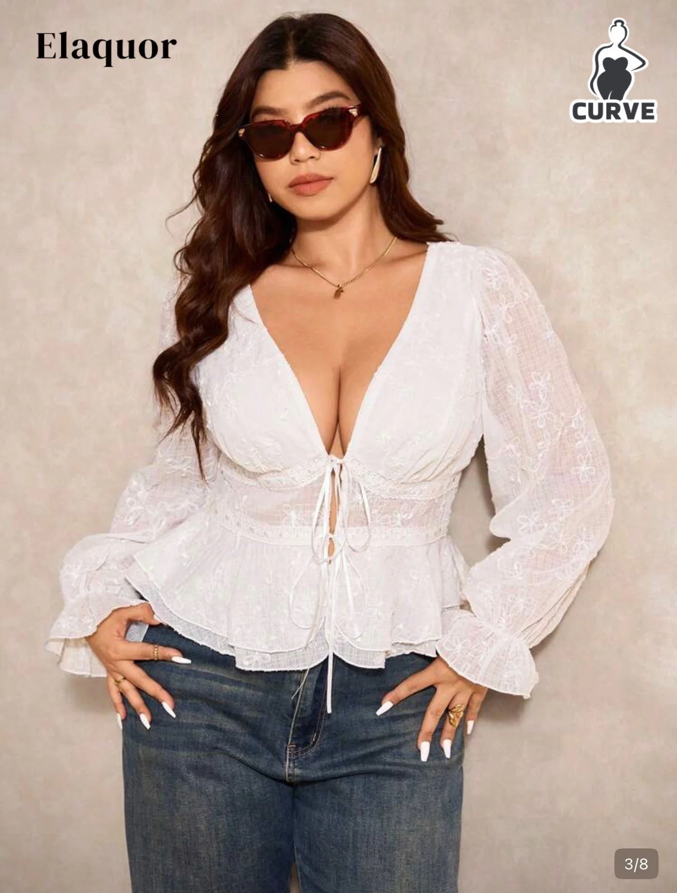 Shein Blouses, size XL / 42 / 14, photo 1