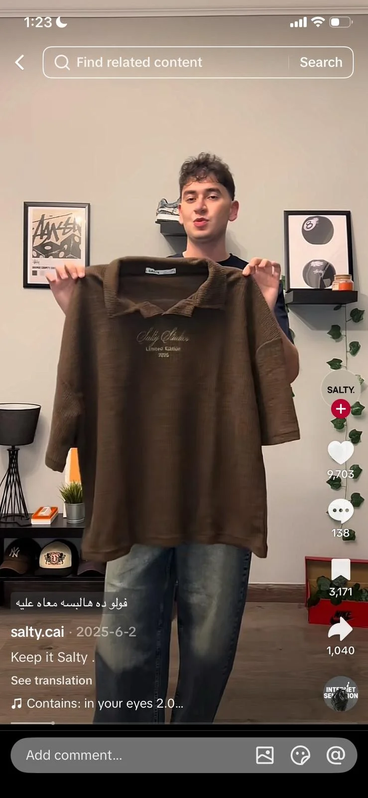local brands T-shirts, size L, photo 1