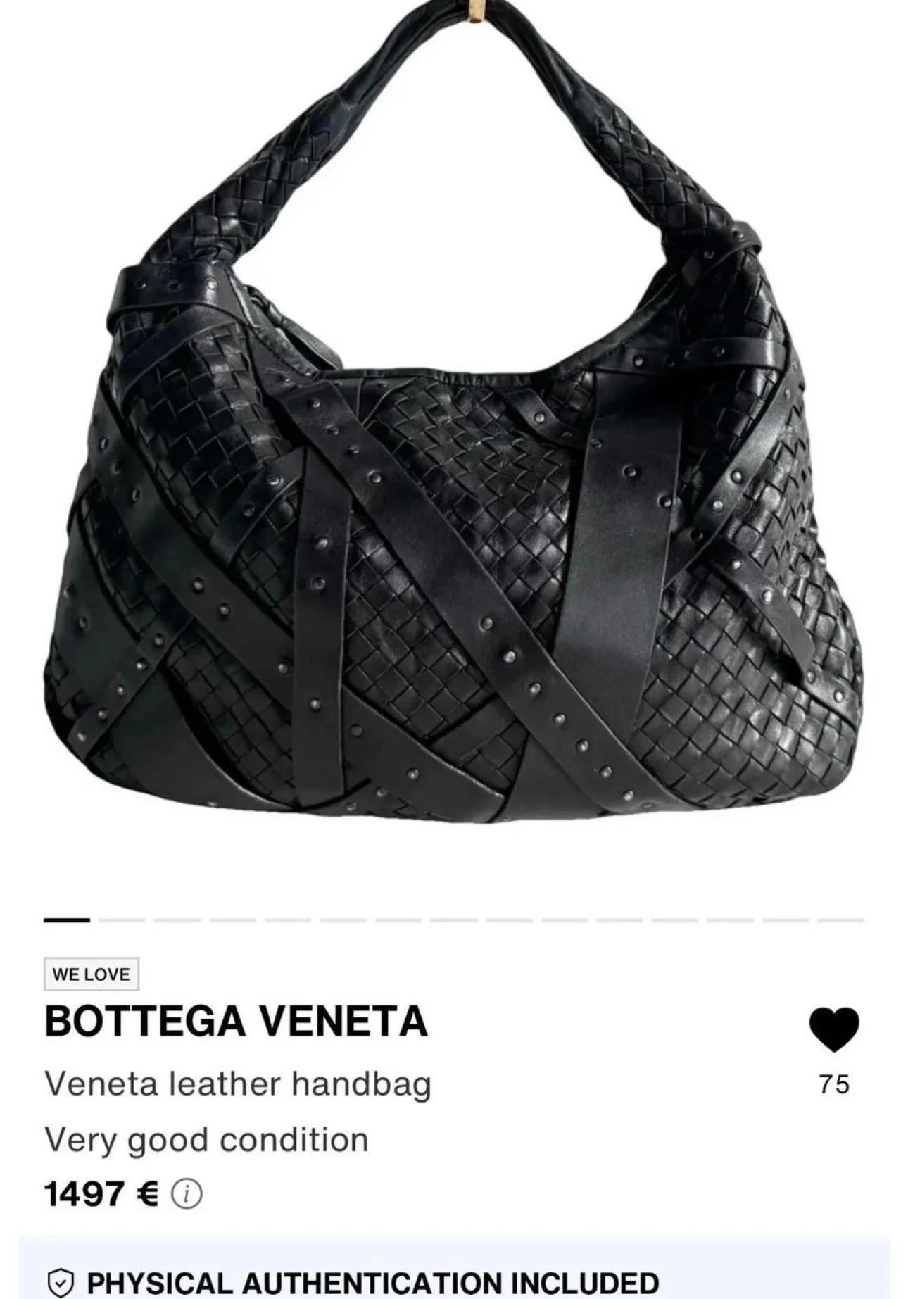 Bottega Veneta Shoulder Bag, size Other, photo 1
