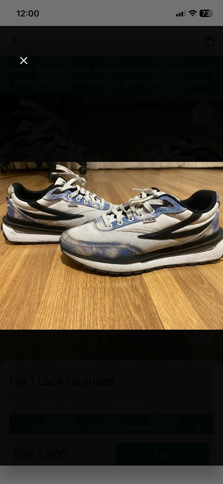 FILA Sneakers, size 40, photo 1