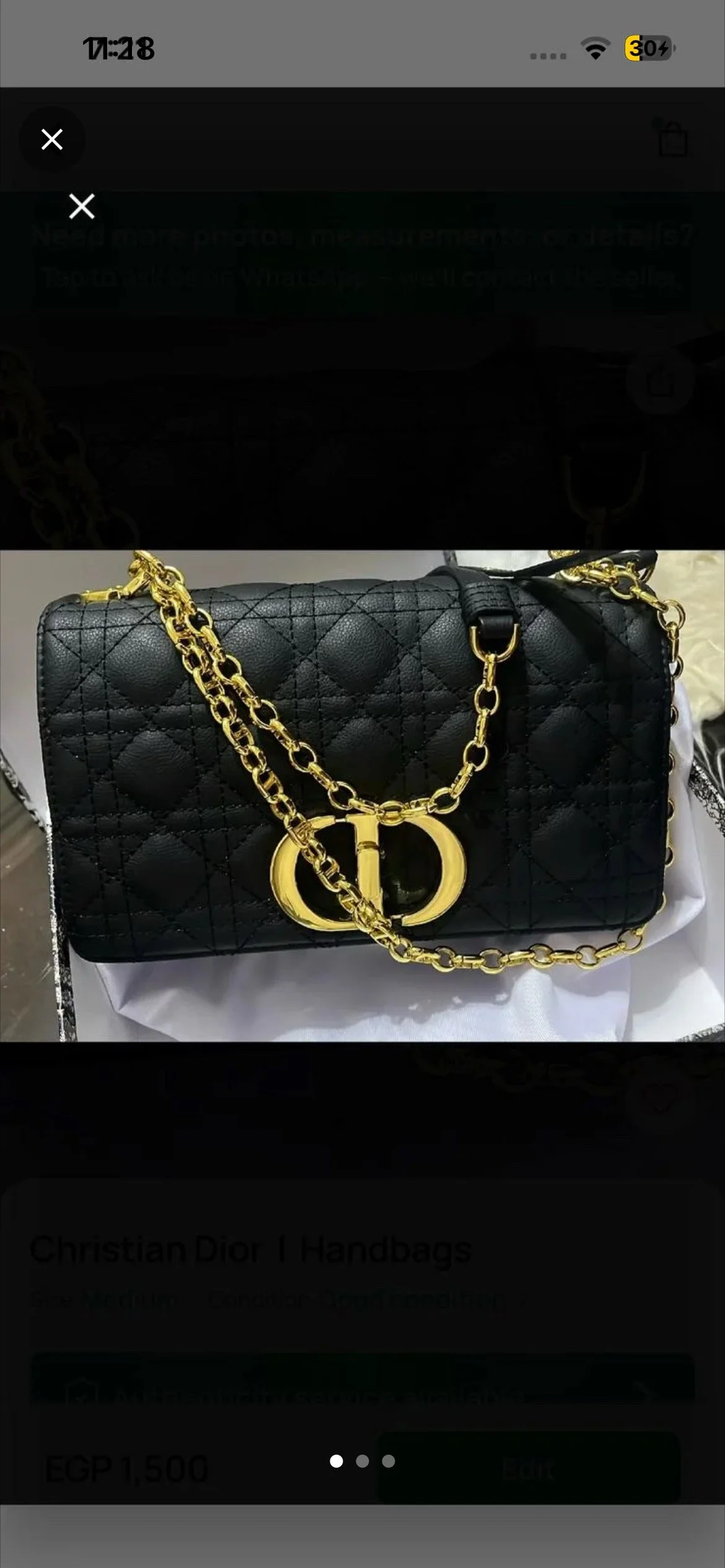 Dior Cross-Body Bag, size Other, photo 1