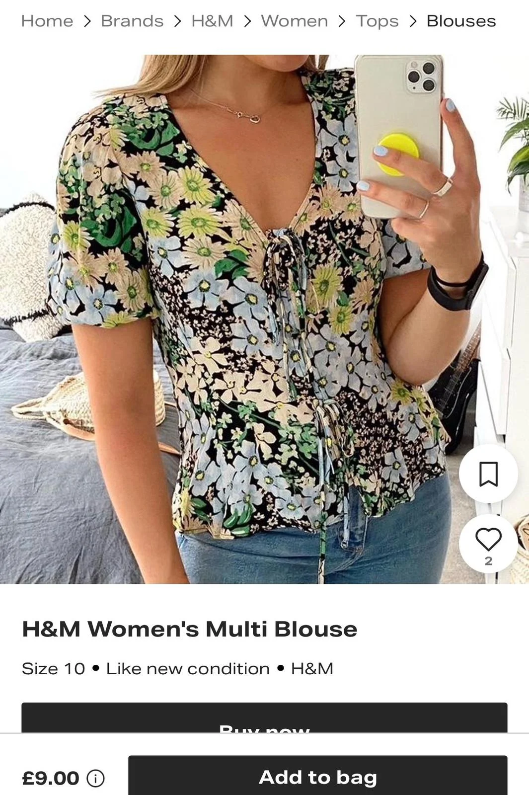H&M Blouses, size S / 36 / 8, photo 1