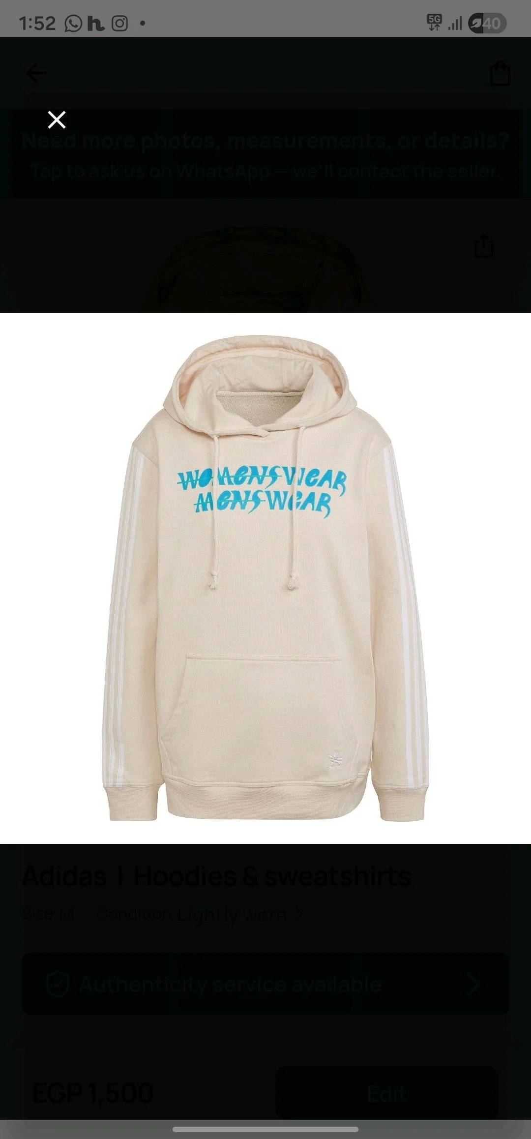 adidas Originals Hoodies, size L / 40 / 12, photo 1