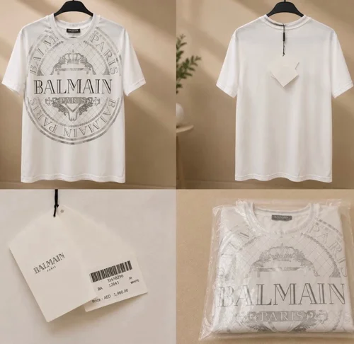 Balmain Short Sleeve Shirts